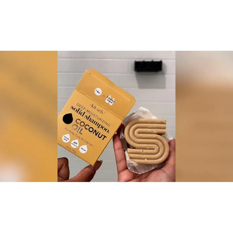 Coconut Oil Deep-Moisturizing Solid Shampoo hidratante limpieza profunda