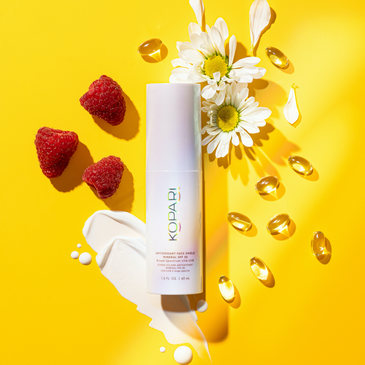 Antioxidant Face Shield Mineral Suero facial antioxidante con fps 30 calma e hidrata la piel