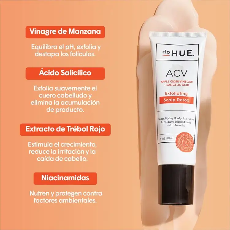 Acv Exfoliating Scalp Detox Exfoliante capilar limpia y promueve el crecimiento saludable