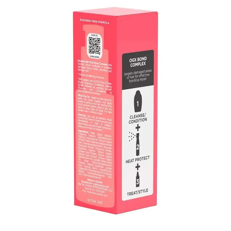 OGX Bond Repair All In One - Sérum capilar, sellador y reparador de puntas