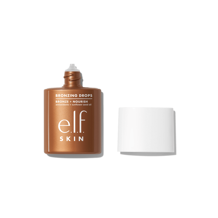e.l.f. SKIN Bronzing Drops Suerito tintado nutritivo para un brillo dorado