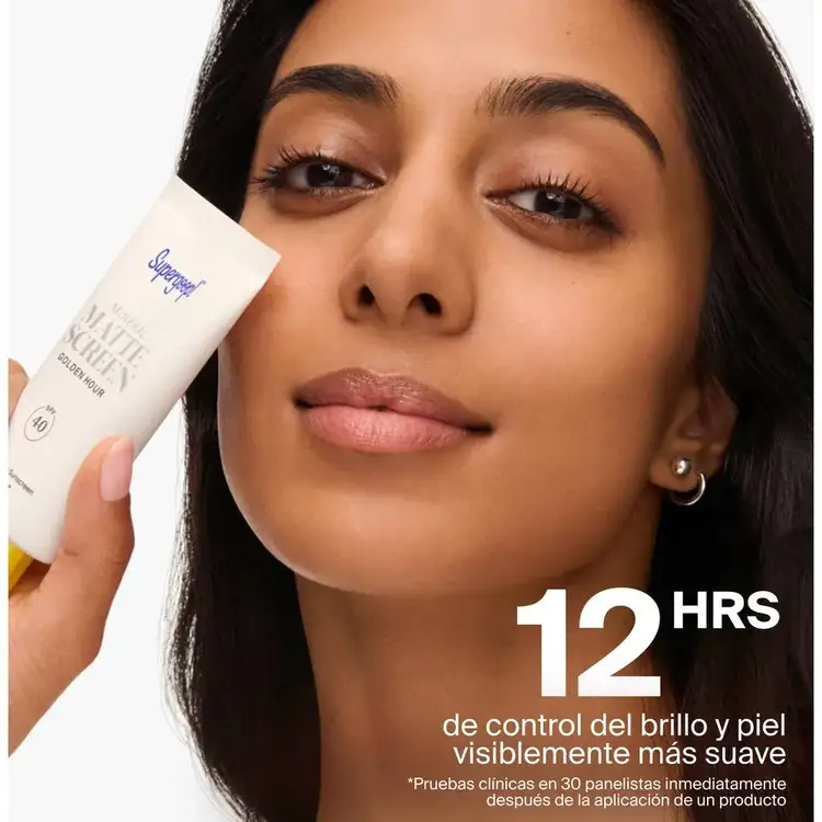 Mini Mineral Mattescreen Sunrise - Protector solar SPF 40, difuminable con acabado matificante