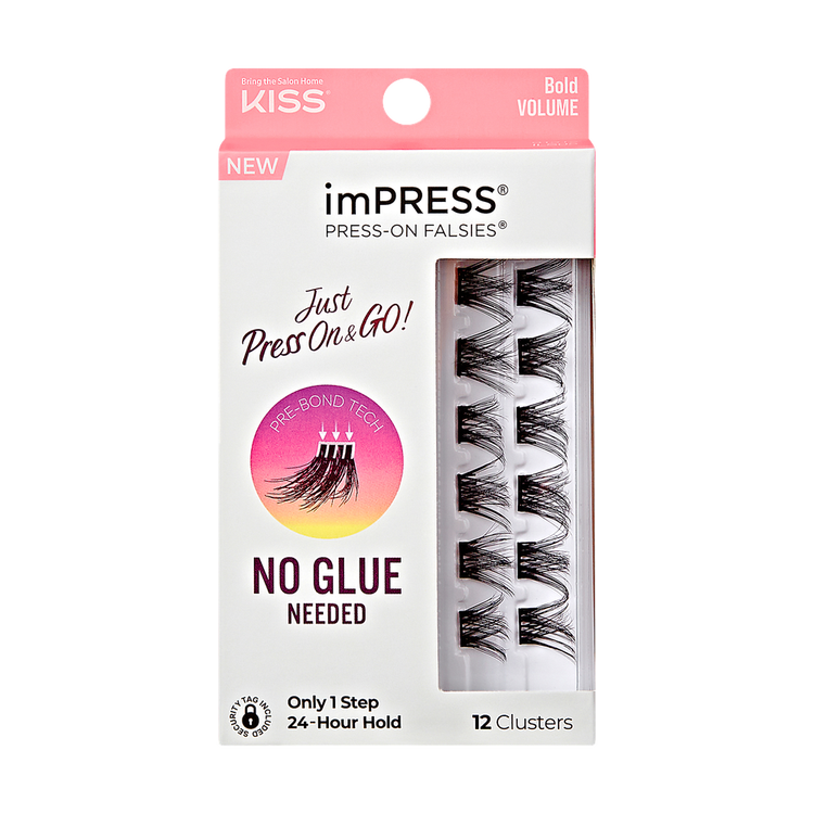 Impress Extensiones de pestañas individuales sin pegamento