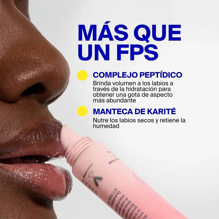 Glow Gloss - Bálsamo labial SPF 40, acabado translúcido