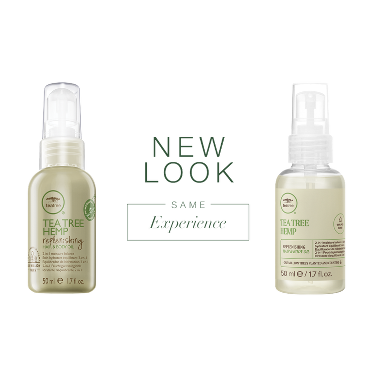 Tea Tree Hemp Replenishing Acondicionador y loción corporal acabado suave y sedoso