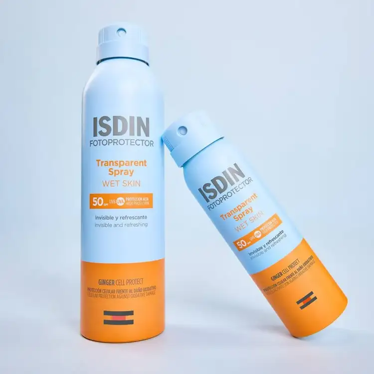 Fotoprotector transparente - Protector solar corporal, SPF 50+