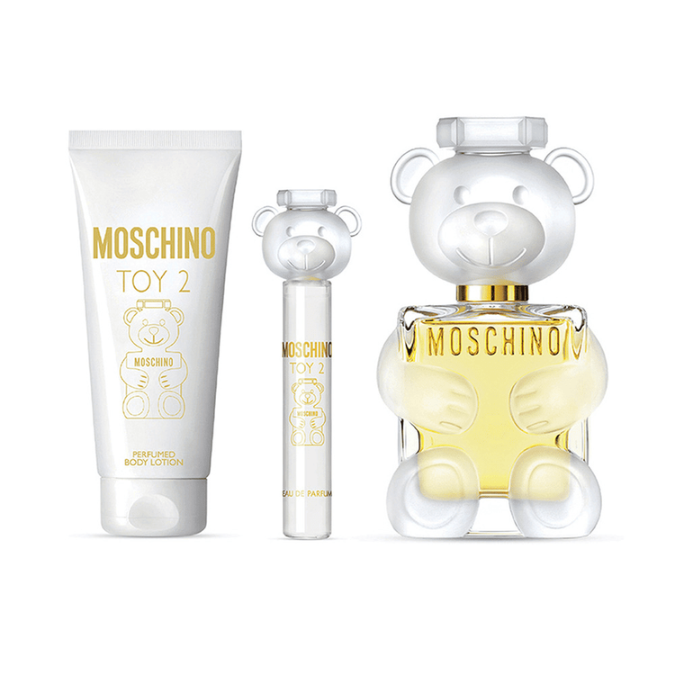 Toy 2 - Set de regalo, Eau de Parfum 100 ml + mini + Body Lotion