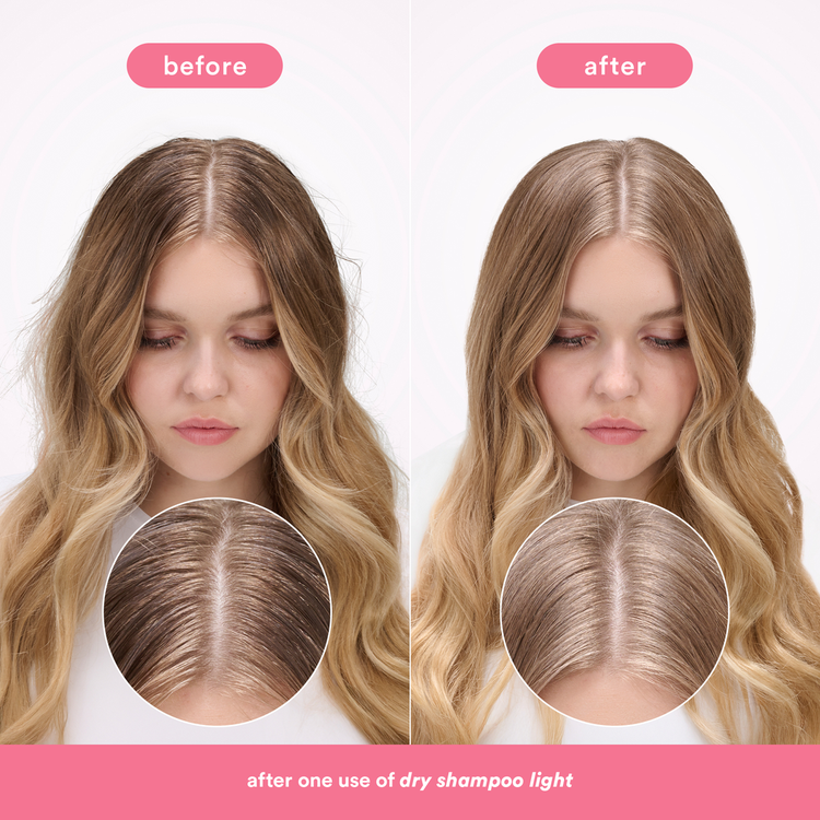 Refresh Dry Shampoo para cabello claro voluminiza tu cabello