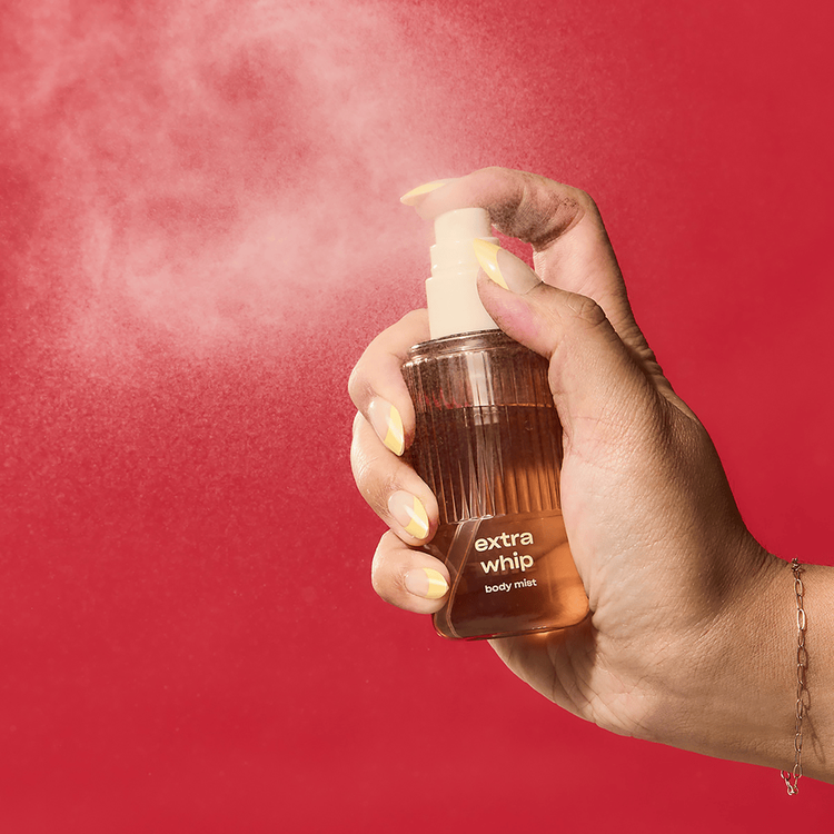 Extra Whip - Bruma corporal, tamaño de viaje aroma afrutado