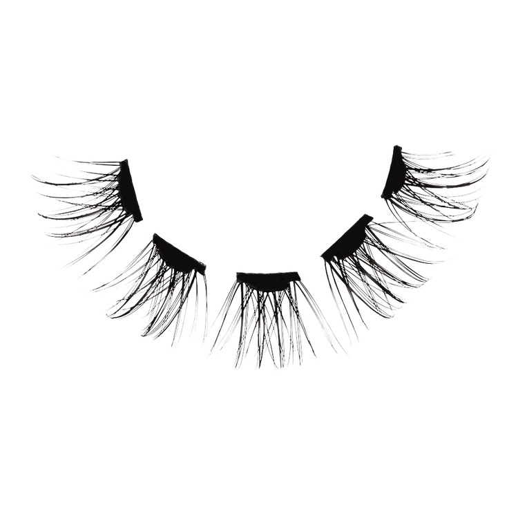 Press On 12 Count Wispies Volume Pestañas postizas pre-pegadas pestañas pre-pegadas con volumen plumoso.