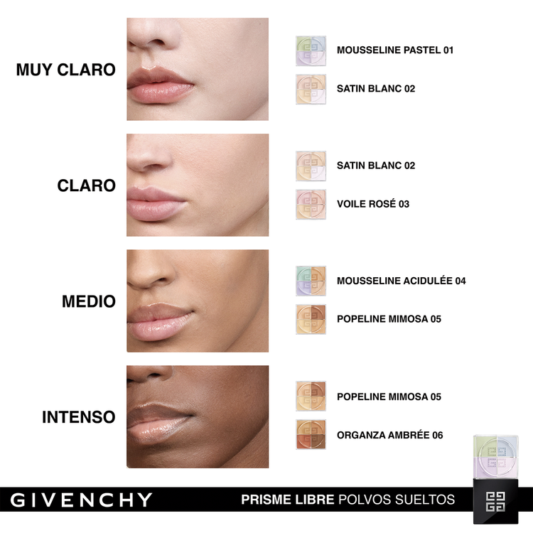 Prisme Libre Loose Powder - Los polvos sueltos icónicos con 4 colores correctores