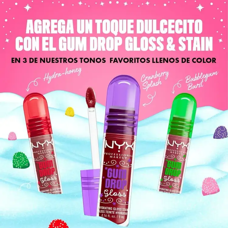 Ginger Baddie Gum Drop Gloss Brillo labial