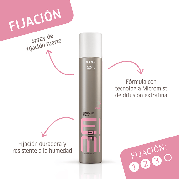 Eimi - Spray, fijación extra fuerte y anti encrespamiento