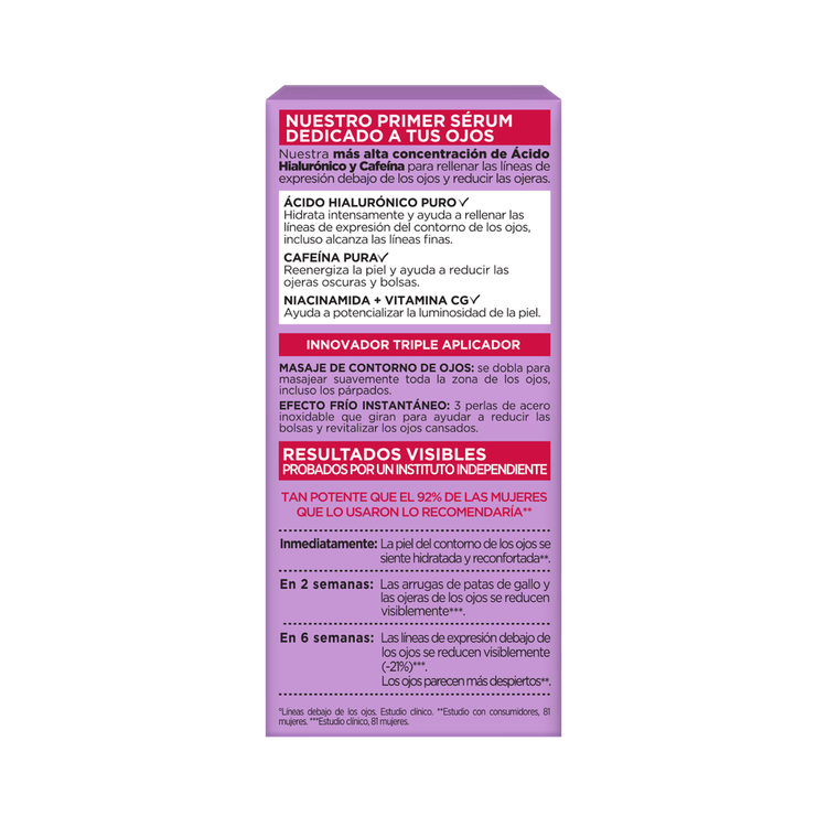 L'Oreal Paris Revitalift - Suero facial, reduce líneas de expresión