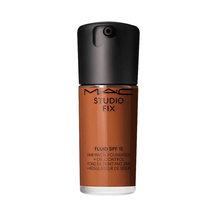 Studio Fix Fluid Spf 15 24Hr Matte Foundation + Oil Control Base de maquillaje mate natural, controla grasa e hidrata