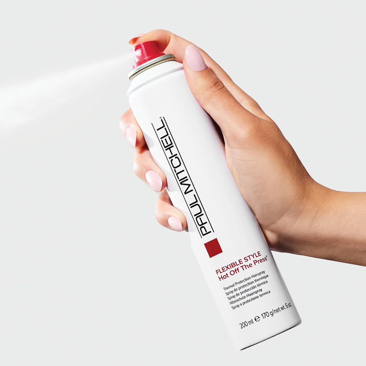 Flexible Style Hot Off The Press Thermal Protection Hairspray Spray protector protección contra el calor