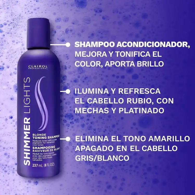 Shimmer Ligths - Shampoo mordo, para tonos rubios