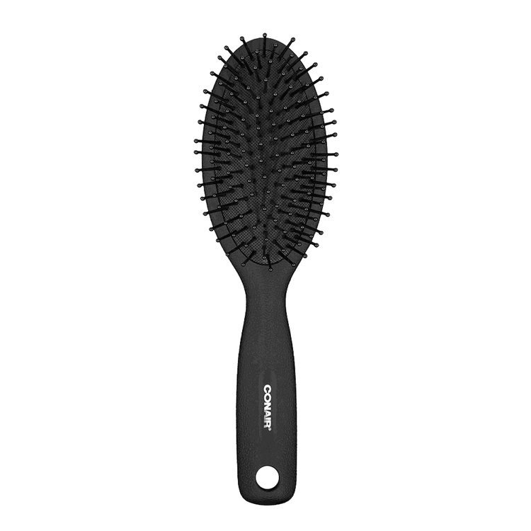 Man - Cepillo ovalado, color negro