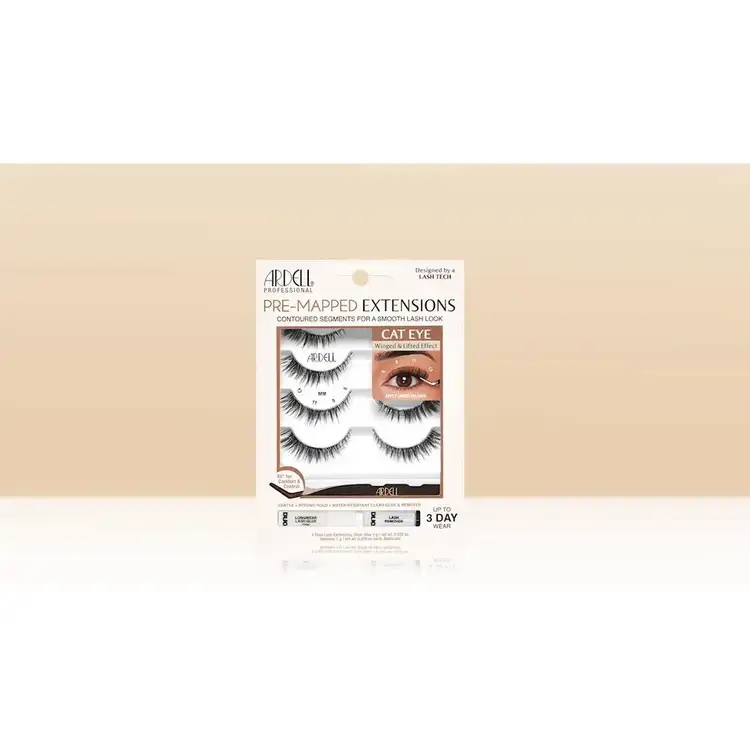 Pre-Mapped Cat Eye Extensiones de pestañas estilo cat eye prediseñado.