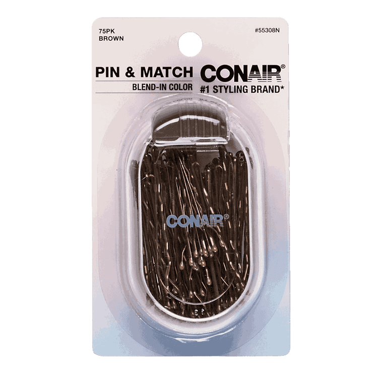 Scunci - Pasadores con estuche color café