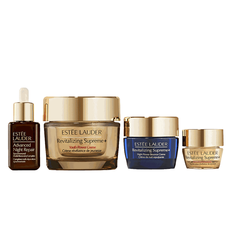 Supreme + Moisture - Set de regalo, Advanced Night Repair Serum + Youth Power Creme + Revitalizing Supreme + Revitalizing Supreme Eyes
