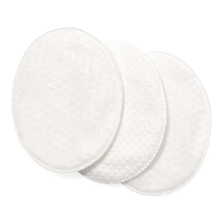 Exfoliating Oval Cotton Pads Almohadillas de algodón limpia y exfolia