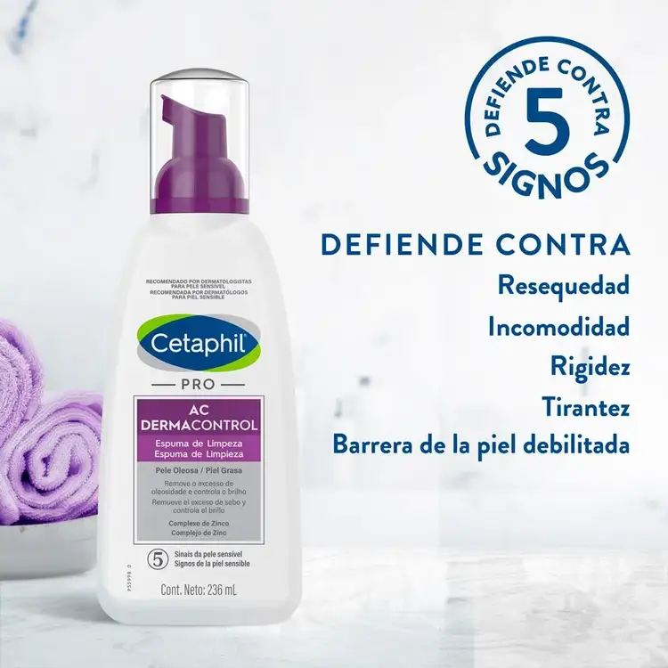 Pro Ac Dermacontrol Espuma de limpza elimina savemente impurezas