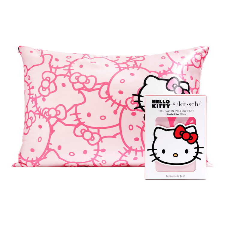 Hello Kitty x Kitsch Standard Pillowcase Funda para almohada ideal para rutina nocturna