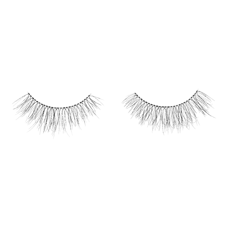 Naked False Eyelashes #426 in Black Pestañas postizas rizos cruzados que añaden textura y volumen.