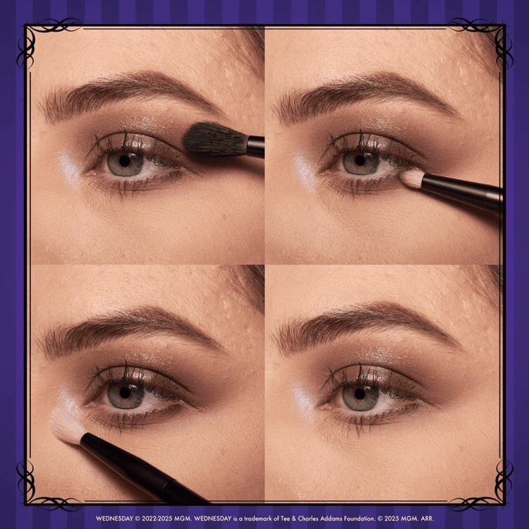 Wednesday Sombras Nevermore - Una paleta de sombras de 8 tonos, edición limitada