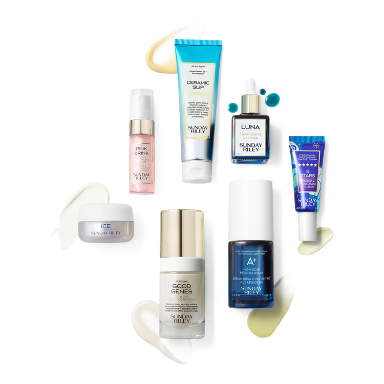 Go To Bed With Me Complete Anti-Aging Night Routine Kit rutina antiedad para piel radiante.