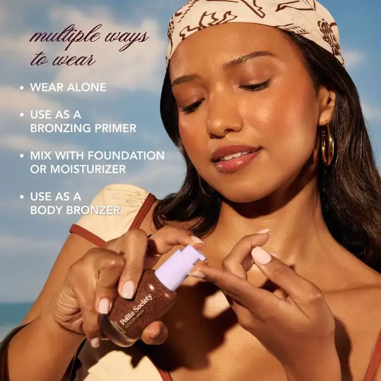 Cocoa Caviar Bronzing Serum - Serum bronceador, infusionado con bio peptidos y extracto de cacao