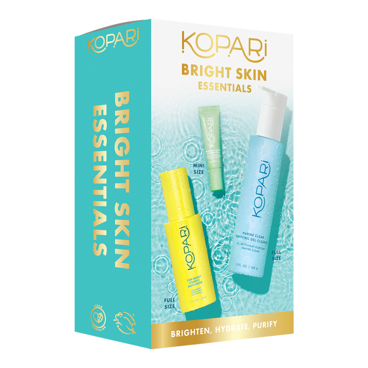 Bright Skin Essentials Kit esencial de cuidado facial ilumina e hidrata la piel