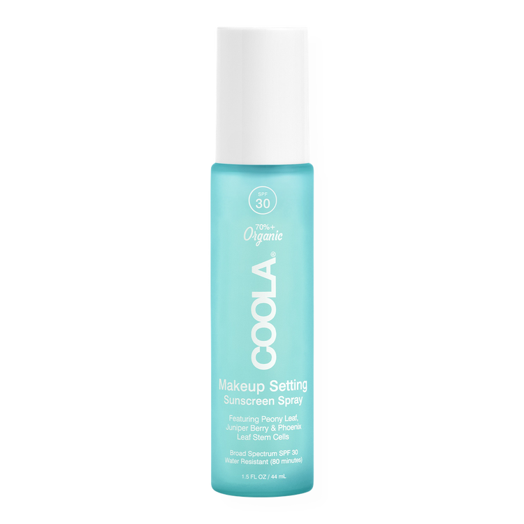 Makeup Setting Spray Organic Sunscreen SPF 30 Bruma hidratante con protección solar protectos solar y de maquillaje
