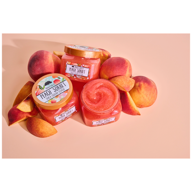 SheaSugarScrubPeachSorbet-Exfoliantecorporal,dejalapielsuaveytersa