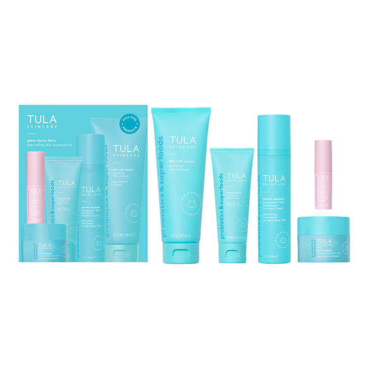 Glow Starts Here - Kit de esenciales, piel radiante