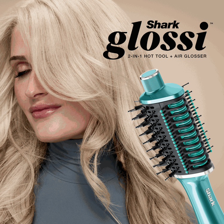Shark Glossi - Herramienta 2 en 1, secado y alisado
