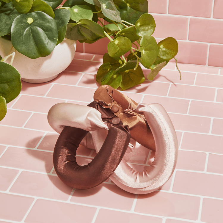 Rosewood Jumbo Satin Flexi Rods Rizadores flexibles crea rizos sueltos