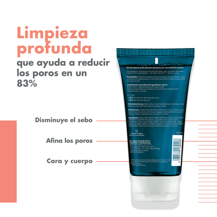 Cleanance Intense - Gel de limpza profunda, reduce imperfecciones