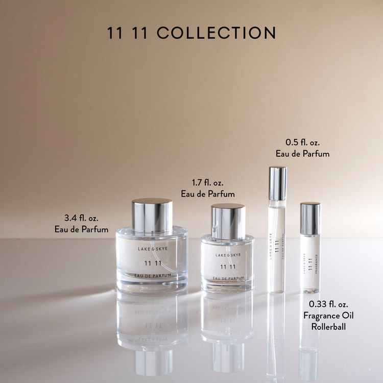 11 11 - Eau de parfum, mezcla de ámbar blanco y almizcle