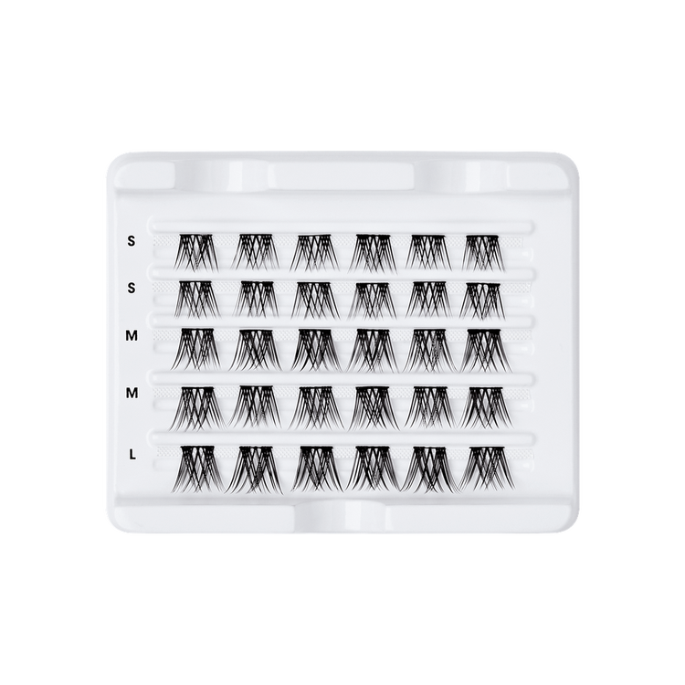 Falscara Extensiones de pestañas individuales duración de hasta 10 días con el uso de Overnighter