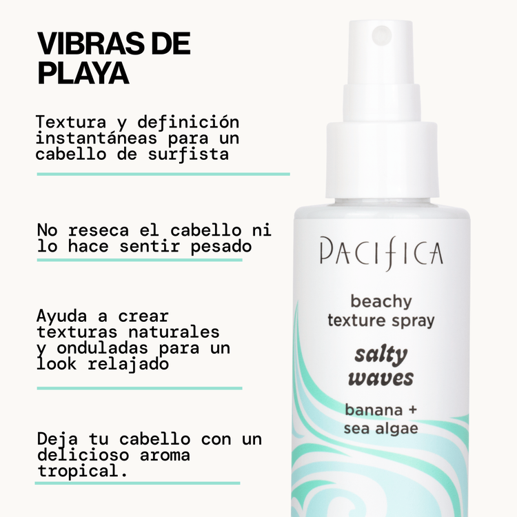 Salty Waves Texture Beachy - Tratamiento sin enjuague, textura y definición para peinados