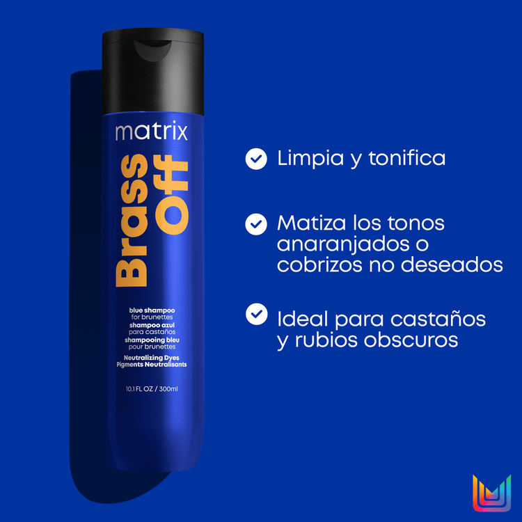 Brass Off - Shampoo, neutraliza tonos naranjas