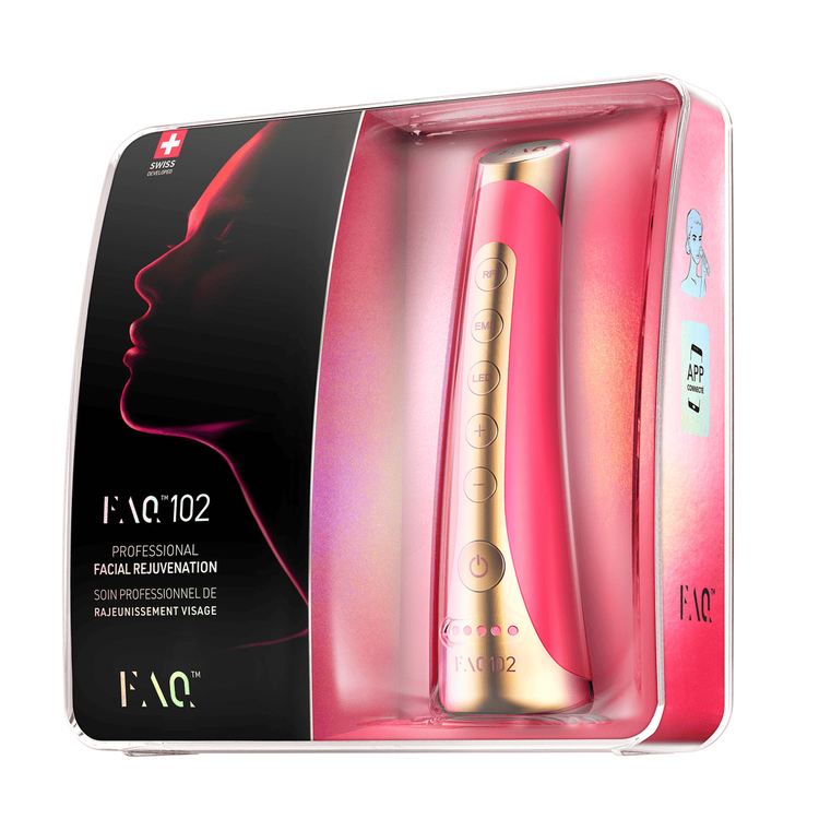 Faq 102 Dispositivo antiedad de grado clínico con rf, ems y led