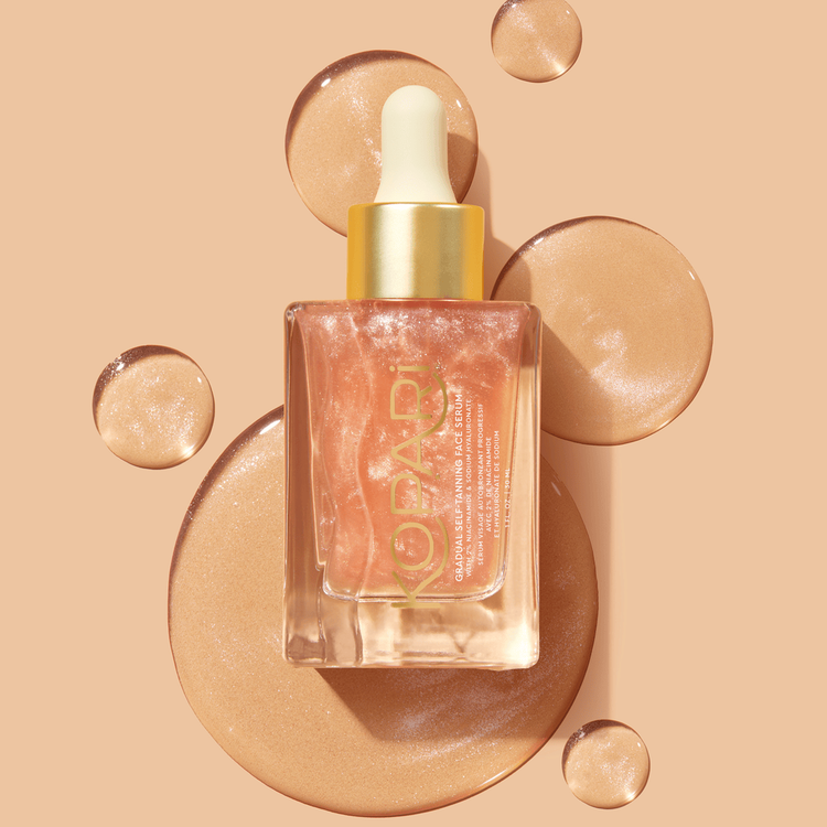 Gradual Self-Tanning Suero facial autobronceador brillo bronceado