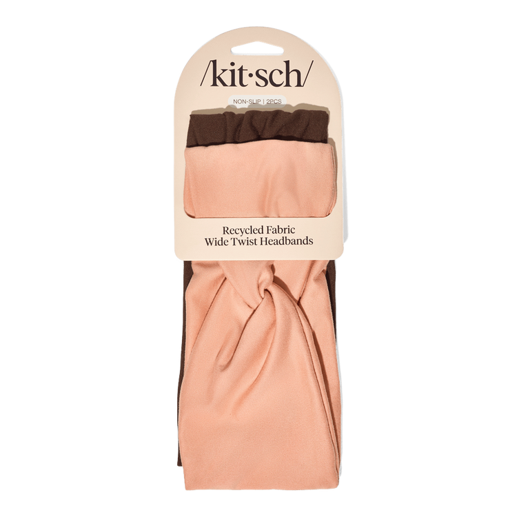RECYCLED FABRIC Diademas turbantes elásticas de tela reciclada sujetador de cabello
