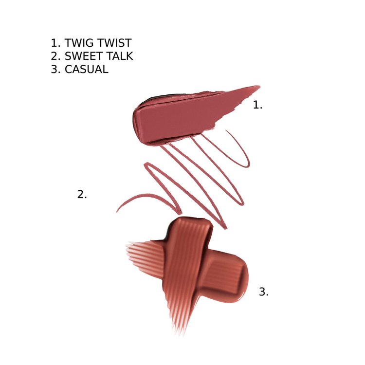 MAC Lip Combo - Natural Flush by Regina Peredo, 1 MACximal Silky Matte Lipstick + 1 Lip Liner + 1 Lipglass Air Non Sticky Gloss