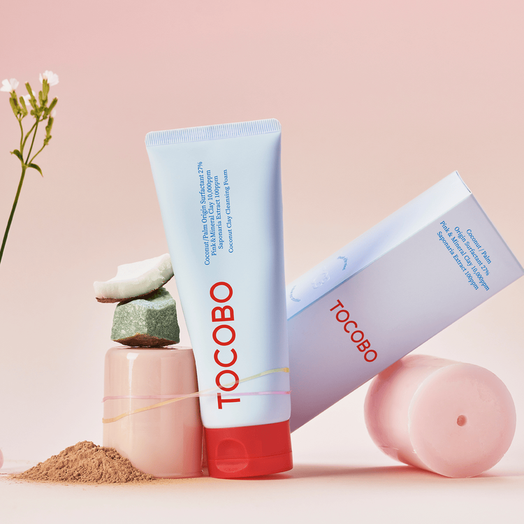 Coconut Clay - Espuma limpiadora facial, elimina grasa sin resecar