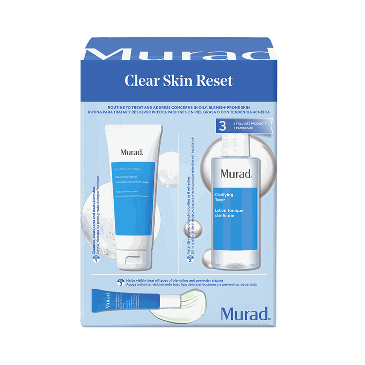 Clean Reset - Set de regalo, Limpiador facial + loción tonificante