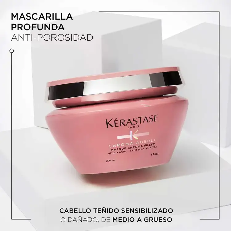 Chroma Absolu - Mascarilla capilar, preserva el color del cabello